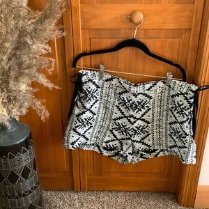 Who What Wear Aztec Print Shorts